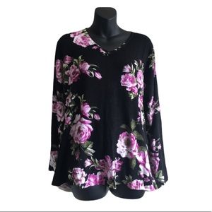Pierri New York Floral Sweater. Size L.